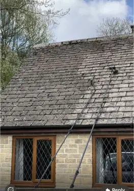 Click Here To Enlarge This Photo Of Roof Clean With Moss Removal