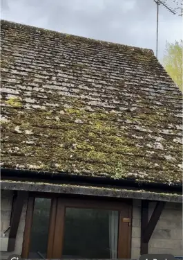 Click Here To Enlarge This Photo Of Roof Clean With Moss Removal